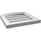Ekena Millwork Arch Top Surface Mount PVC Gable Vent: Functional, w/ 2"W x 1-1/2"P Brickmould Frame, 16"W x 16"H GVPAR16X1602SF - alternate 2